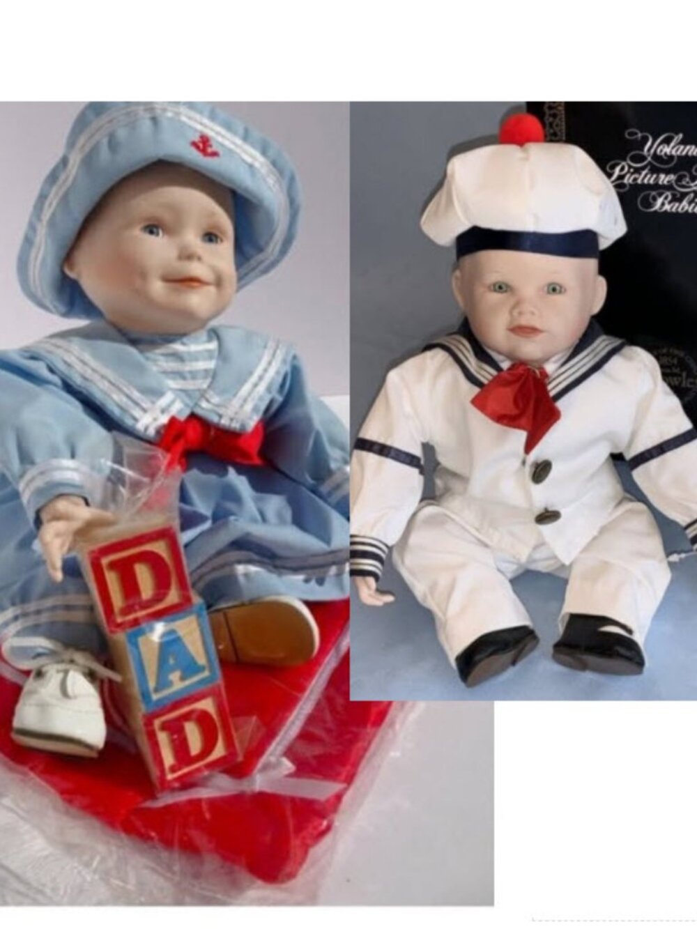 Yolanda Bello Ashton Drake Porcelain Dolls Sailor Set Amanda Matthew